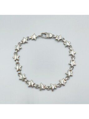 Tiffany & Co Puff Star 925 Sterling Silver Bracelet
